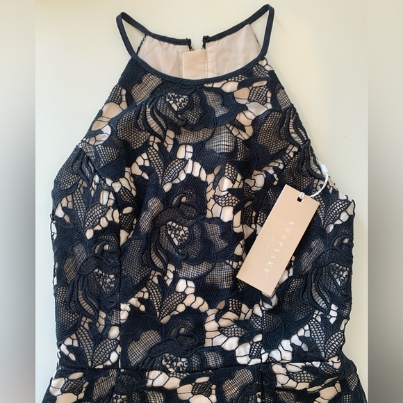 Keepsake the Label - Navy Lace Midi Dress XS BNWT - Picture 2 of 5